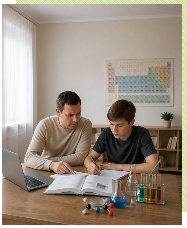 Репетитор по химии 8 класс в Лениногорске по цене от 1238 р. | Репетитор-Лнр